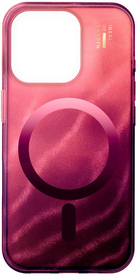 iPhone 16 Pro iDeal Of Sweden Clear Cover - MagSafe Kompatibel - Cherry Lacquer