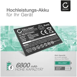 Subtel Akku für Samsung SM-T720 Galaxy Tab S5e Wi-Fi, SM-T725 LTE, Smartphone Akku