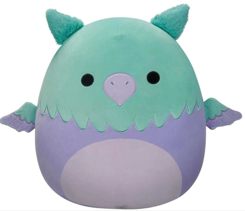 Squishmallows Minerva Grijze Adelaar Knuffel 30 cm