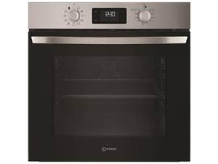 Indesit Four intégrable multifonction 71l 60cm pyrolyse inox - IO278PX