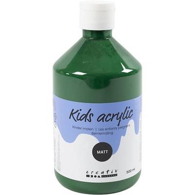 Creativ Company Acrylfarbe Matt, Dunkelgrün, 500 ml/ 1 Fl.