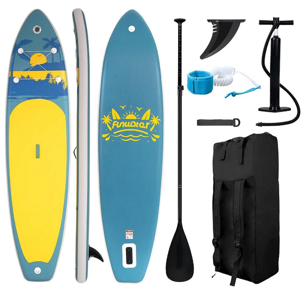 SUP-Board - Stand-Up-Paddleboard - Aufblasbares Board - Leichtes PVC - Rutschfeste EVA-Oberfläche