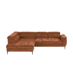 Twist Ecksofa  Denver ¦ kupfer ¦ Maße (cm): B: 290 H: 94 T: 217.0