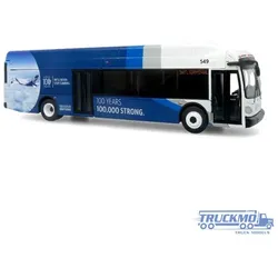Iconic Replicas Delta 100th Anniversary NFI Xcelsior XN40 Transit Bus IR-0679