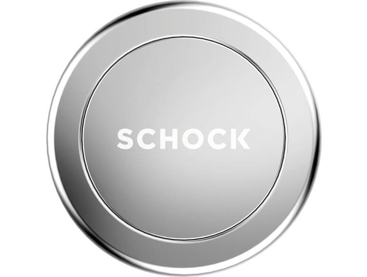 Umsteller SCHOCK Comfopush , silber (chrom), Messing, Absperrventile, Umsteller, mechanische Exzenterbedienung