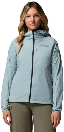 Columbia Sportswear Columbia Khyex Pro Wind Jacket Womens, Crushed Blue 40