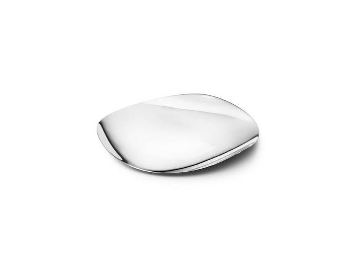 Georg Jensen Tablett Cobra Servierplatte, Edelstahl