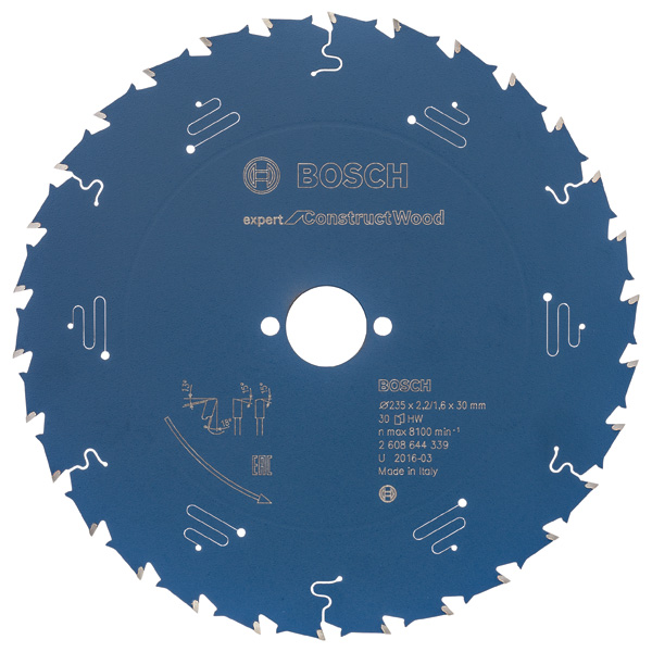 Bosch Kreissägeblatt Expert for Construct Wood, 235 x 30 x 2,0 mm, 30 2608644339