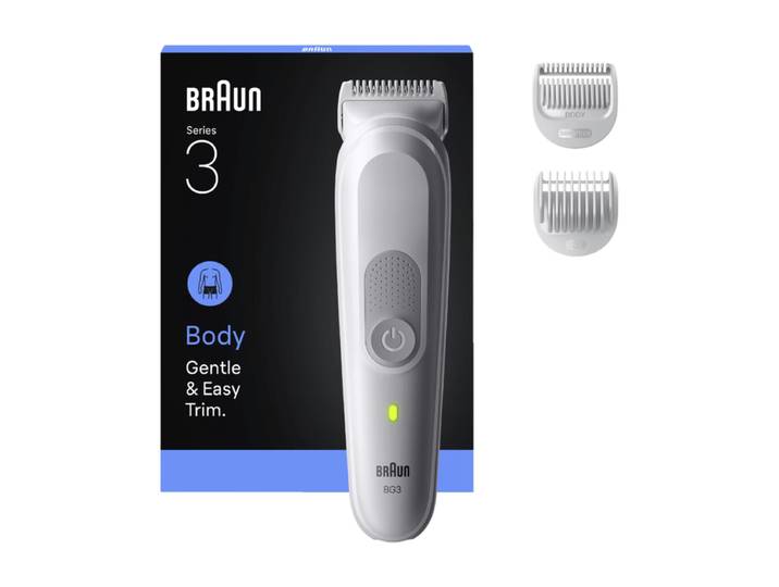 BRAUN BS Styler BG3530 Tondeuse pour le corps 2-en-1 pour le corps résistante à l’eau
