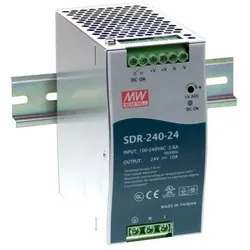 MeanWell, Systemstromversorgung, DIN-Schienennetzgerät 240 W, 24 V