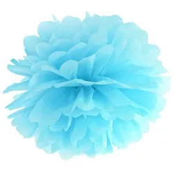 Pompom hellblau 25 cm