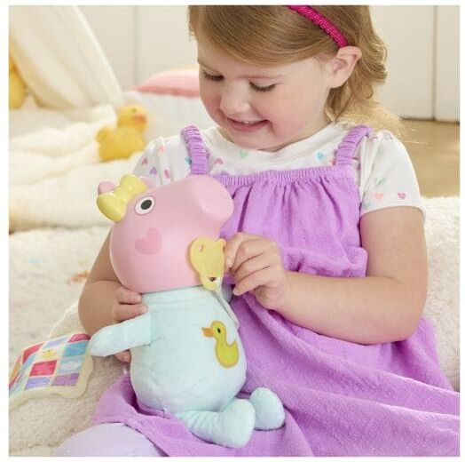 Peppa Pig - Oinks ; Snuggles Interactive Doll for Kids 3 Years and Up - Officially Licensed Hasbro Toy