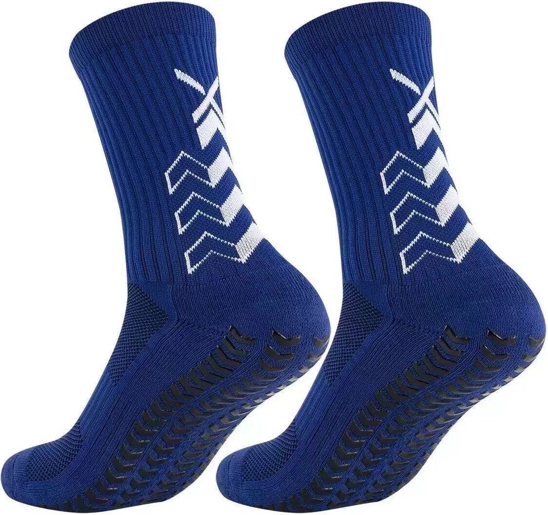 INF Mid-Calf Sportsocken 2 Paar - Anti-Rutsch, Schweißabsorbierende Performance-Socken Blau