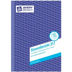 Avery, Formular, Formularbuch Kassenbericht
