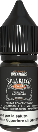 Dreamods Nilla Bacco N. 63 Aroma Concentrato 10ml Tabacco Vaniglia