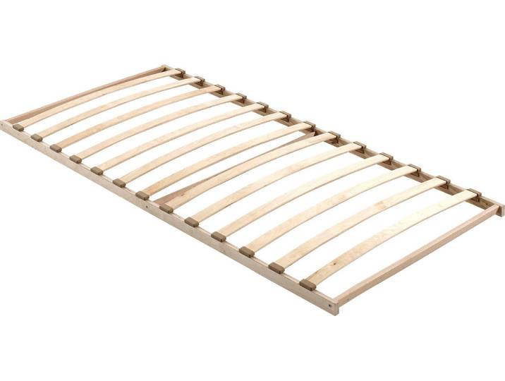Lattenrost VIPACK Vipack Lattenrost , beige (natur), B:90cm H:7cm L:200cm, Lattenroste, Lattenrost, Lattenrost mit 13 Schichtholzfederleisten in Kunststoffkappen