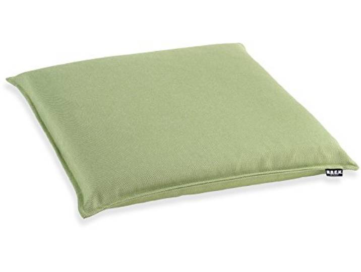 H.O.C.K. Caribe Outdoor Sitzkissen 45x45x4 cm – Wetterfestes Stuhlkissen mit UV-Schutz (Lichtechtheit 7) – Wasserabweisende Gartenstuhl-Auflage – Abnehmbarer Bezug & Waschbar (Pistazie)