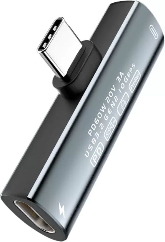 INF USB-C-auf-USB-C-Adapter – 60 W Schnellladung und 10 Gbit/s Datenübertragung