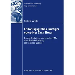 Erklärungsgrössen künftiger operativer Cash Flows, Fachbücher von Nikolaus Wrede