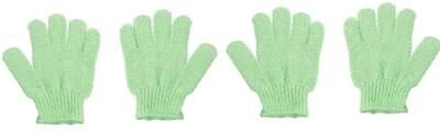 Uplift Essentials Exfoliating Bath Gloves green 4pcs