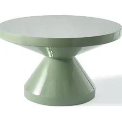 Zig Zag Couchtisch, olivgrün