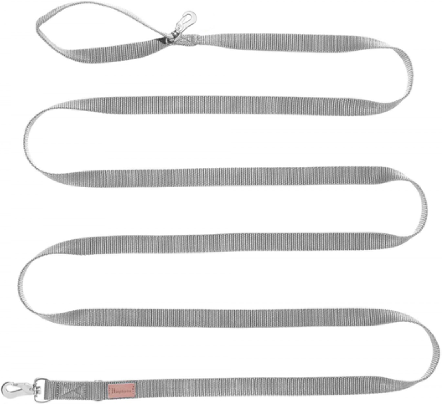 Haqihana Guinzaglio in Nylon Steel Grigio 3 mt / 20 mm