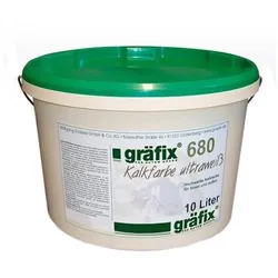 gräfix 680 Kalkfarbe ultraweiß - 5 l Eimer