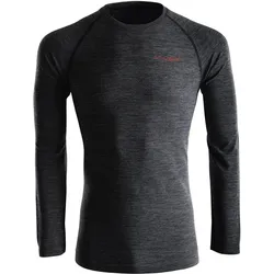 Oxford, Herren, Funktionsshirt, Atmos Core Base Layer Top LA250101 Unisex Ganzjahres Schichtsystem, grau, TOP L-XL (L, XL), Grau, L, XL