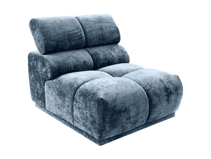 Mid.you Sofaelement, Blau, 1-Sitzer, 81x86x113 cm, Made in EU, Stoffauswahl, Wohnzimmer, Sofas & Couches, Sofas, Modulsofas