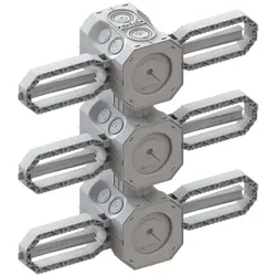Kaiser Beton Einbaudose 3x1 NUP 9941.35