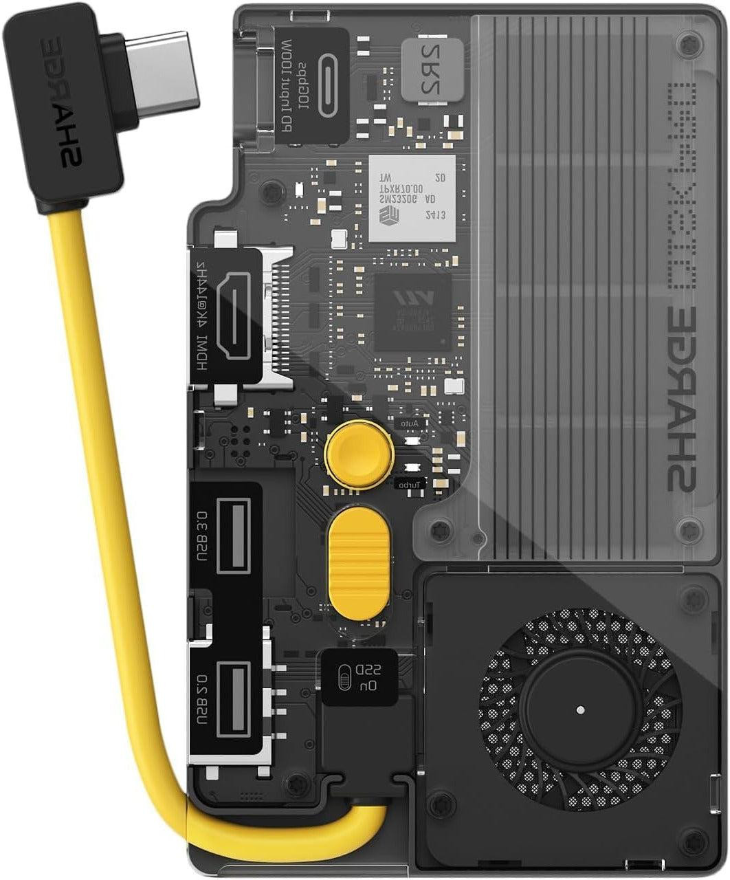 Selius Draagbare Externe SSD met Actieve Koeling, USB-C, NVMe, 2TB Opslag