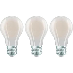 OSRAM LED-Lampe Classic A efficiency Filament, E27, 7,2W (100W), neutralweiß, Energieklasse A, 3 Stück
