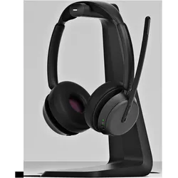 EPOS IMPACT 10XX (Kabellos, USB-C, Microsoft Teams), Office Headset, Schwarz