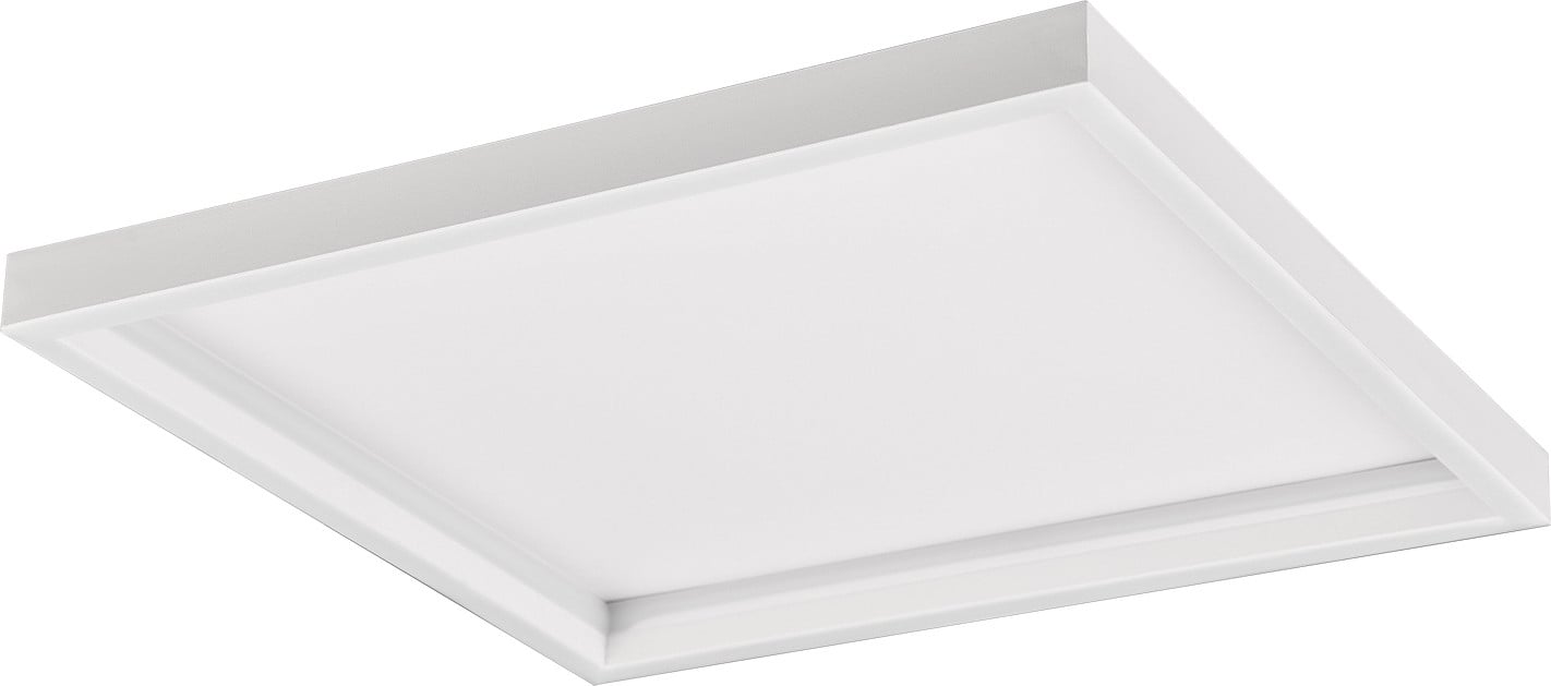 TRIO Rotonda vierkante plafondlamp wit met LED