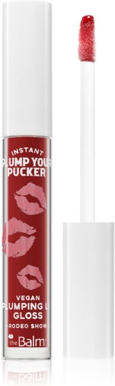 theBalm Plump Your Pucker Lip Gloss plumping lip gloss shade Rodeo Show 2.7 ml