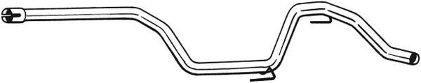 Bosal Abgasrohr 900-015 Für Alfa Romeo