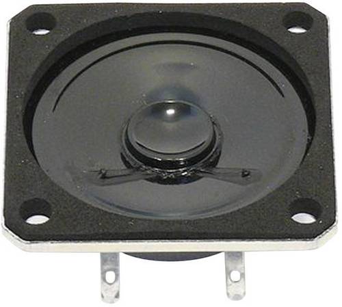 Visaton K 50 SQ - 8 Ohm 2 Zoll 5cm Kleinlautsprecher 2W 8Ω Schwarz Kunststoff-Membran
