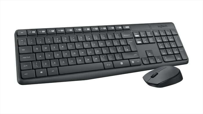 Logitech Mk235 Wireless Combo-grigio