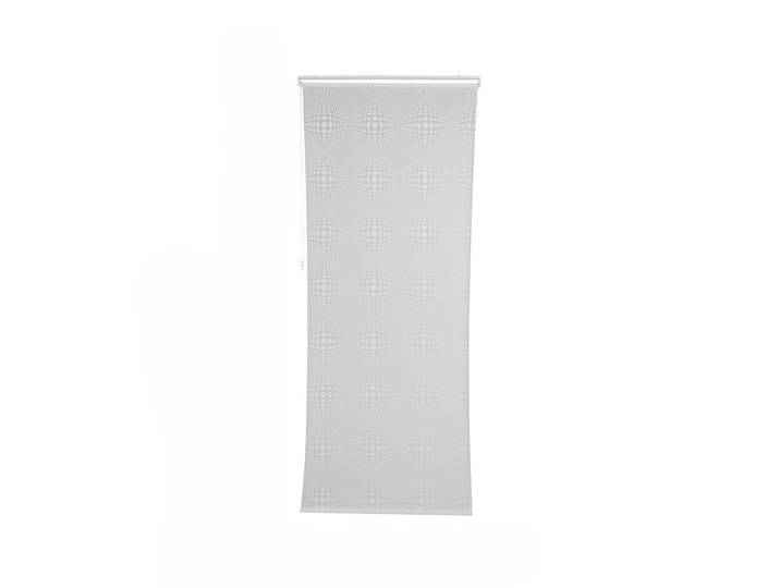 Gemustertes Duschrollo 100 x 240 cm Weiss-Transparent