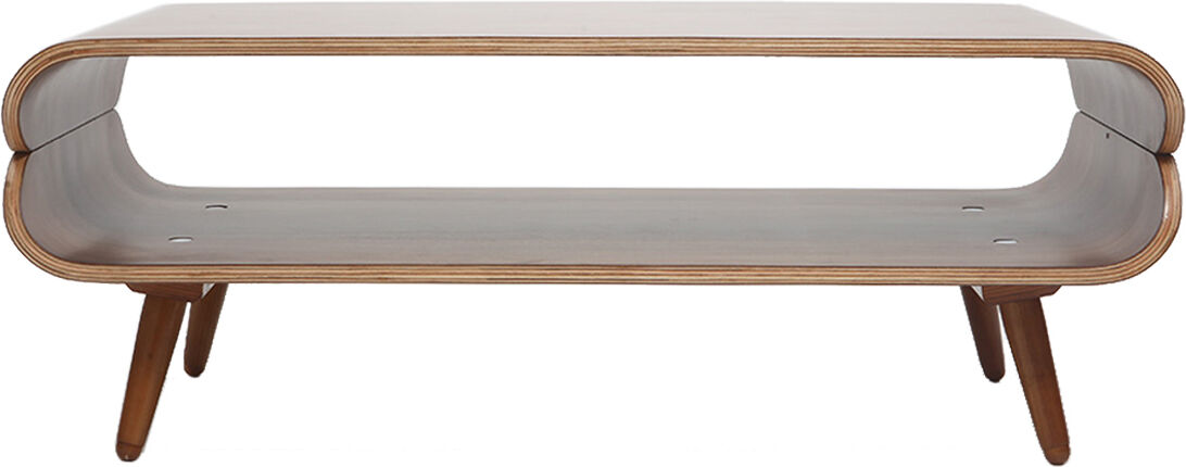 Miliboo Design-Couchtisch Nussbaum TAKLA