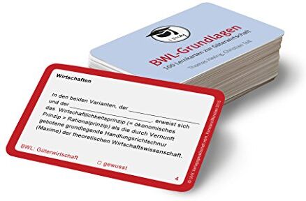 Thomas Hering - BWL-Grundlagen 3: 100 Lernkarten zur Güterwirtschaft - Preis vom 09.10.2026 07:28:09 h