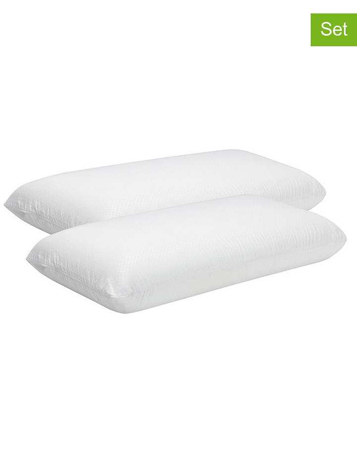 Pikolin 2er-Set: Kissen in Weiß - 90x35 cm