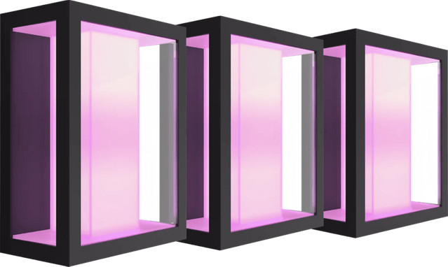 Philips Hue Impress muurlamp White and Color zwart 3-pack