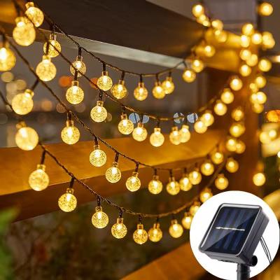 Uplift Treasures Solar Crystal Globe LED String Lights multicolor 7 M 50 Leds (1 Pc)