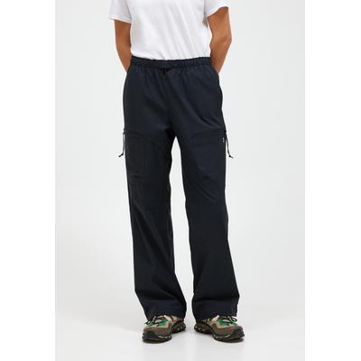 Cargohose PEAK PERFORMANCE "W Outdoor Cargo Pants", Damen, Gr. XS, Länge 30, schwarz, 100% Polyester, unifarben, weit, Hosen Cargohose