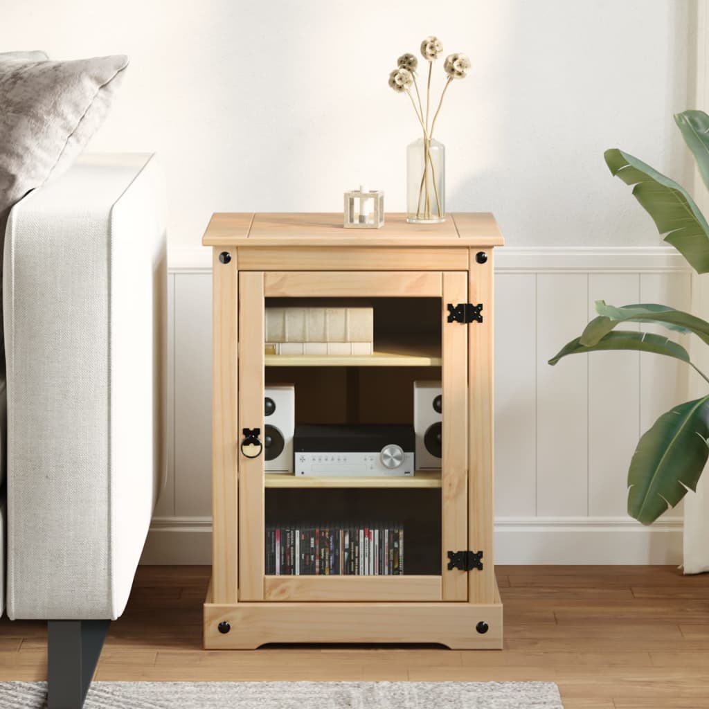 vidaXL Meuble HiFi Corona 60x50x82 cm bois de pin massif