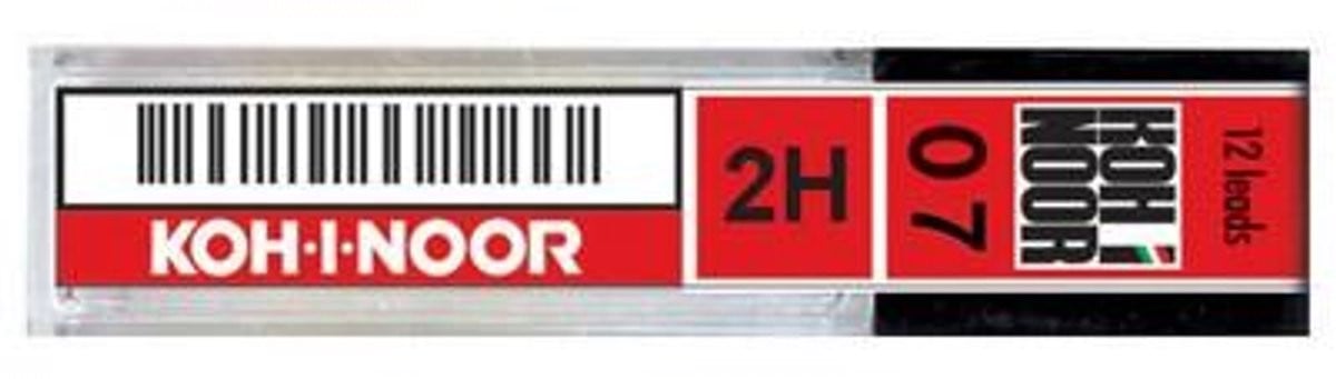 Koh-I-Noor E207-2H potloodstift Zwart