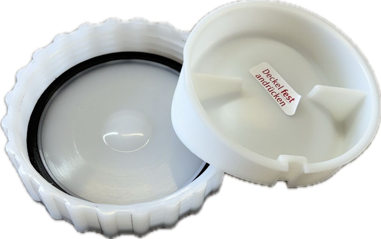 Couvercle de remplacement Bertrams Polyline EW 40RV60RB DN 60, serrure à baïonnette avec joint