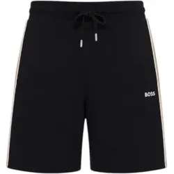BOSS für Herren. 50566986 Schwarze Iconic-Shorts (L), Lässig, Baumwolle