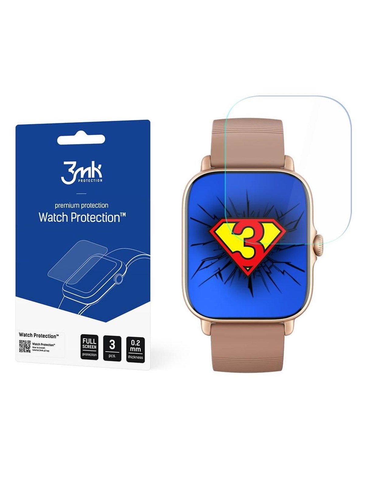 3mk Xiaomi Amazfit GTS 3 - Watch Protection v. ARC+